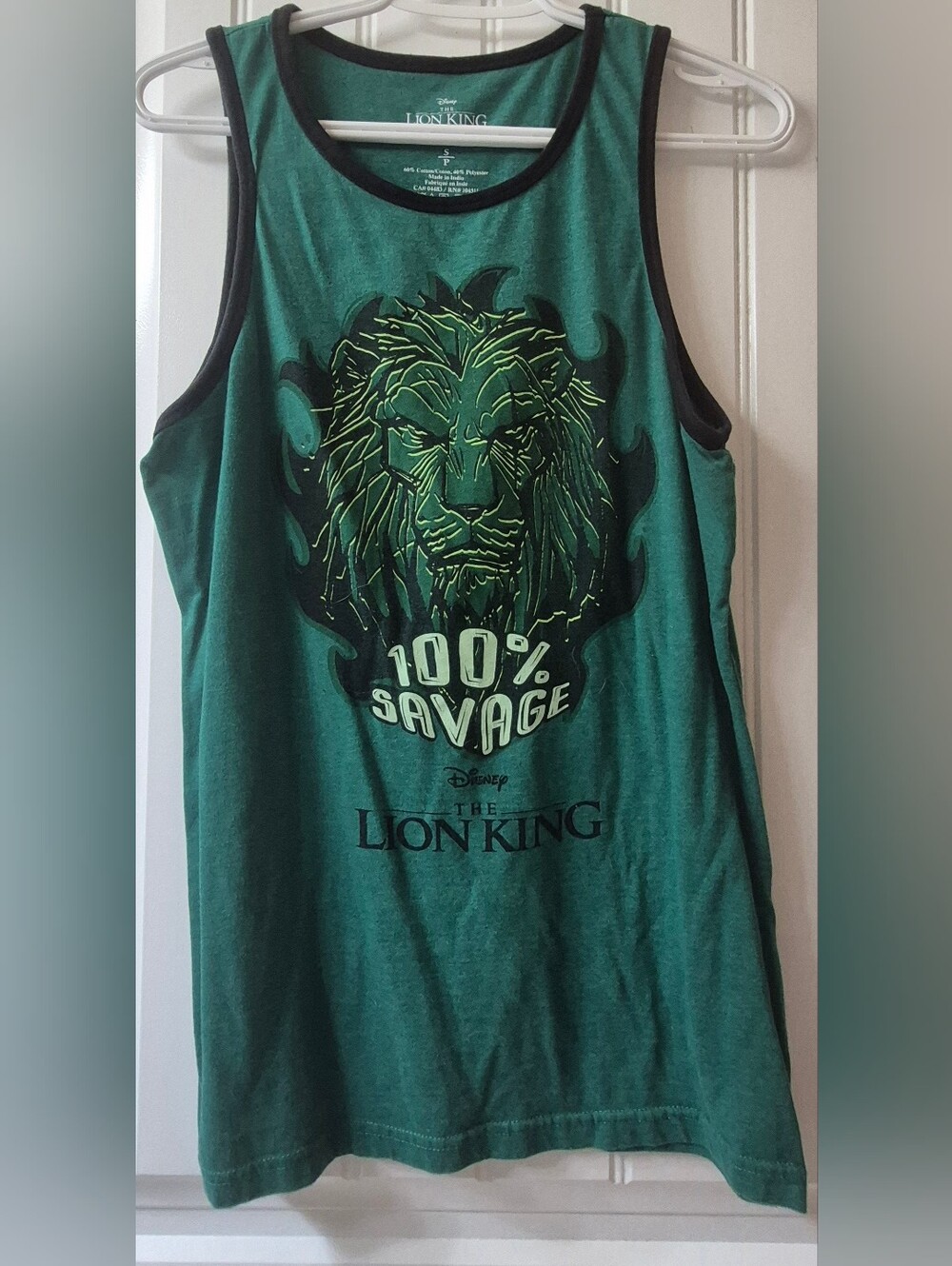 Mens Disney The Lion King Tank Size Small